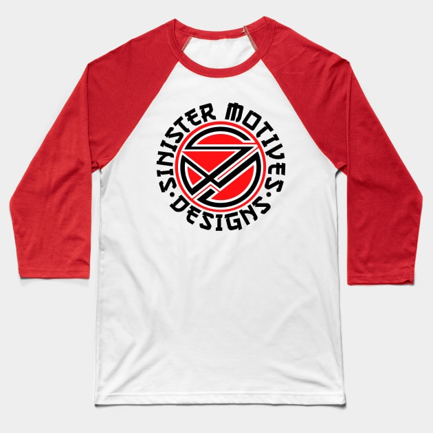 SinisterMotivesDesigns logo japan Baseball T-Shirt by Sinister Motives Designs